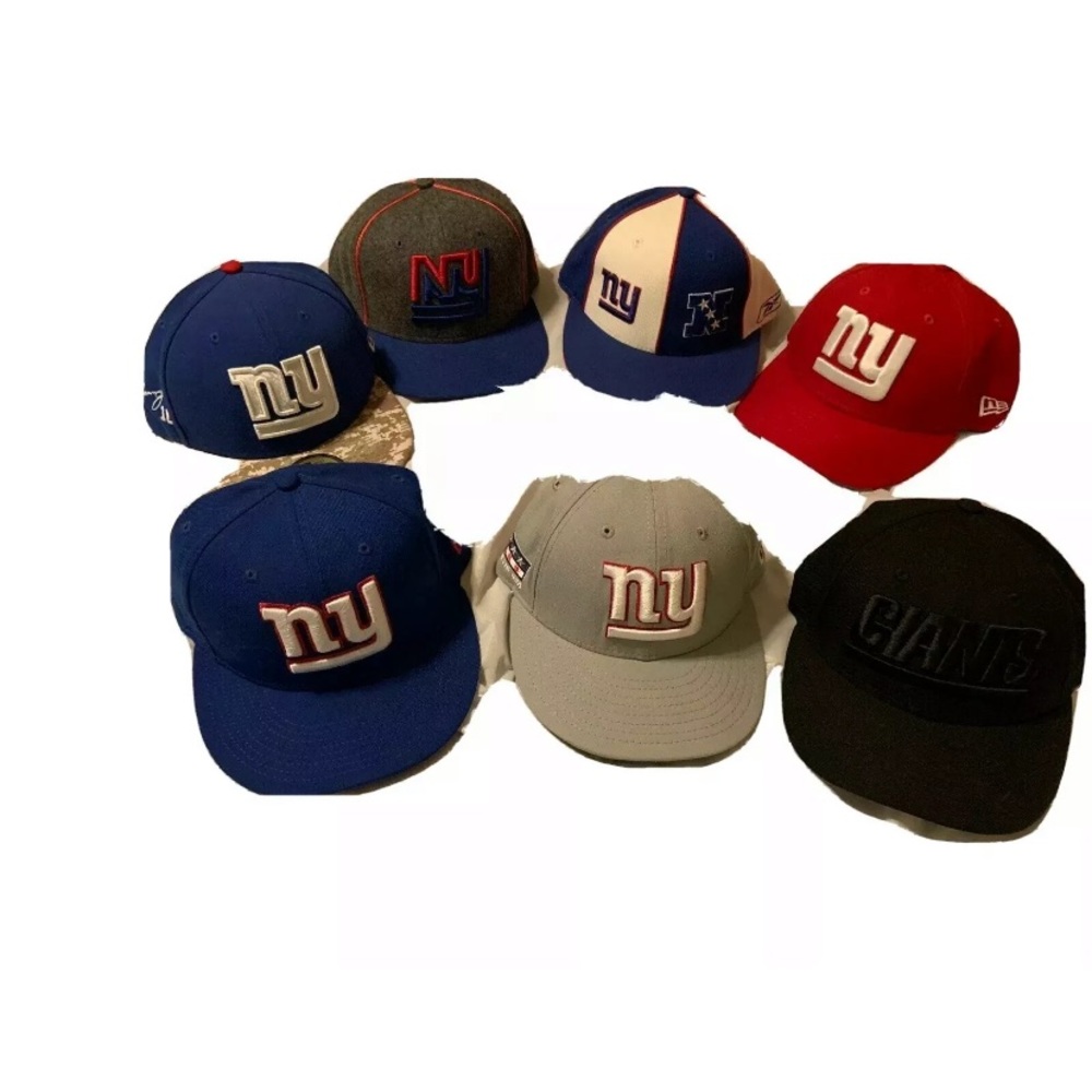 7 NYG FITTED HATS!!!  7 1/8